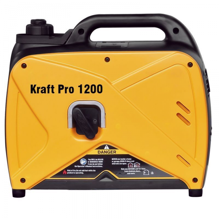 Бензиновий інверторний генератор Ренджер Kraft Pro 1.1 кВт 1200 RA 7752 для дачі з чистим синусоїдальним виходом.