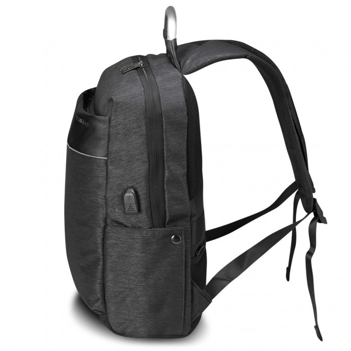 Городской рюкзак Semi Line USB 21 Black P8252-0 водоотталкивающий для ноутбука до 15.6" с USB-выходом и орган