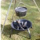 Казан с крышкой Bo-Camp Чугунный Голландский 31 см / 7.1 л черный для приготовления на огне и в духовке