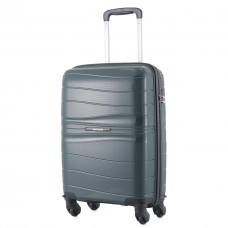 Чемодан Semi Line 19" S Петроль T5586-1 – Жорсткий поліпропіленовий 32 л з 4 знімними колесами та кодовим замком