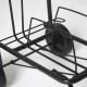Господарська візок Bo-Camp Luggage Trolley складана 35 кг чорна з колесами 14 см і стяжним ременем