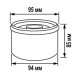 Фильтр масляный для 4-х тактных Mercury 75 – 115 л.с. аналог 35-877761-Q01 Osculati новый Италия размеры