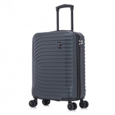 Чемодан Semi Line 20" S Темно-синий-Зеленый T5865-1 легкий с 4 колесами, кодовый замок, объем 42 л