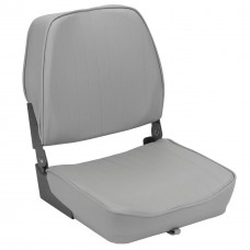 Сиденье для лодки и катера RYE ECONOMY 19″ X 15.5″ X 16″ серое HM40-10102 складное из морского винила с пласт