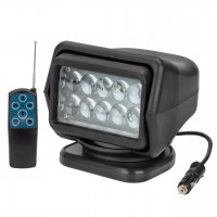 Пошуковий прожектор з пультом Led524B 4500Lm 5×10Вт для човнів і катерів LED потужний водонепроникний