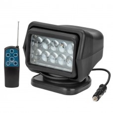 Поисковый прожектор пульт Led524B 4500Lm 5×10Вт судовой для лодки и катера LED мощный водонепроницаемый