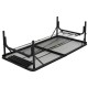 Стол Bo-Camp Northgate 120x60 см алюминиевый черный/серый для кемпинга с высотой 37/70 см max
