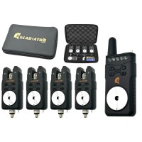 Набір сигналізаторів GLADIATOR RF698 4+1 Black з пейджером 4 сигналізаторів водозахисний радіус дії до