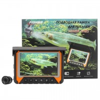 Подводная камера Fisher 5HBS кабель 15м с отключением LED IPS LCD экран 4000mAh 5HBS
