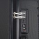 Чемодан Semi Line 28" L Чорний T5789-3 - жорсткий ABS-пластик 104 л з кодовим замком та 4 обертовими колесами