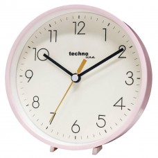 Настільні годинники Technoline Modell H Pink з кварцовим механізмом та білим циферблатом 140 мм економічні