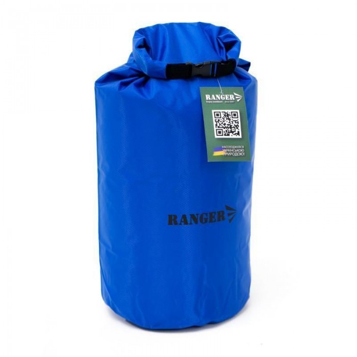 Гермомешок ПВХ Ranger 20 л синий для защиты от влаги размер 66x24x24 см вес 0.2 кг