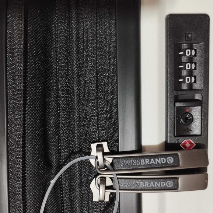 Чемодан Swissbrand Malden L Білий SWB_LHMAL889L поліпропілен 113 л розширювальний 4 колеса TSA замок 3