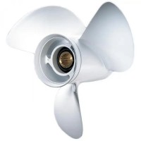 Гвинт гребний для човнового двигуна 11-1/8×13 Yamaha 663-45945-02-EL 40-60 к.с. алюмінієвий PANA-SILVER 3 лопас