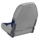 Сиденье для лодки и катера RYE PREMIUM HM40-10202 24″ X 15.5″ X 16″ серо-синее складное из морского винила с