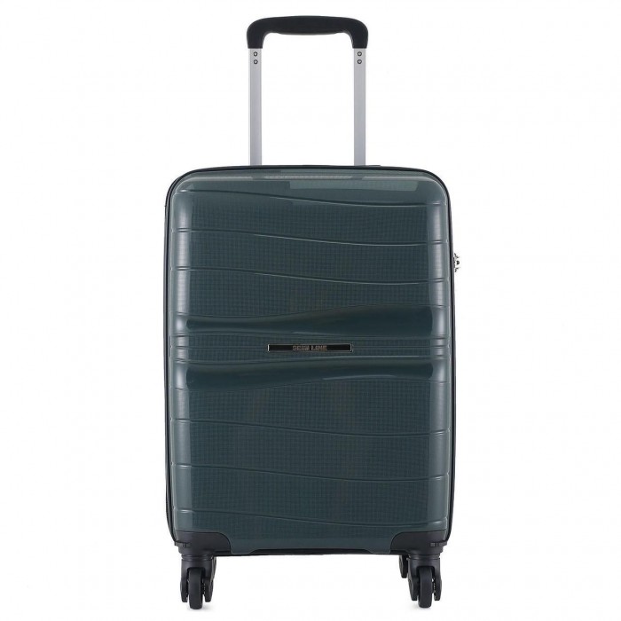 Чемодан Semi Line 19" S Петроль T5586-1 – Жорсткий поліпропіленовий 32 л з 4 знімними колесами та кодовим замком