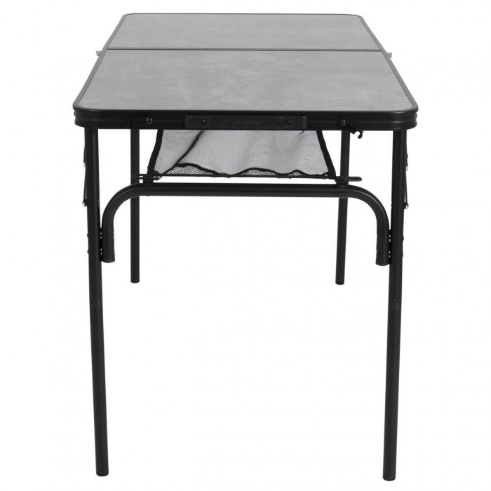 Стол Bo-Camp Northgate 120x60 см алюминиевый черный/серый для кемпинга с высотой 37/70 см max