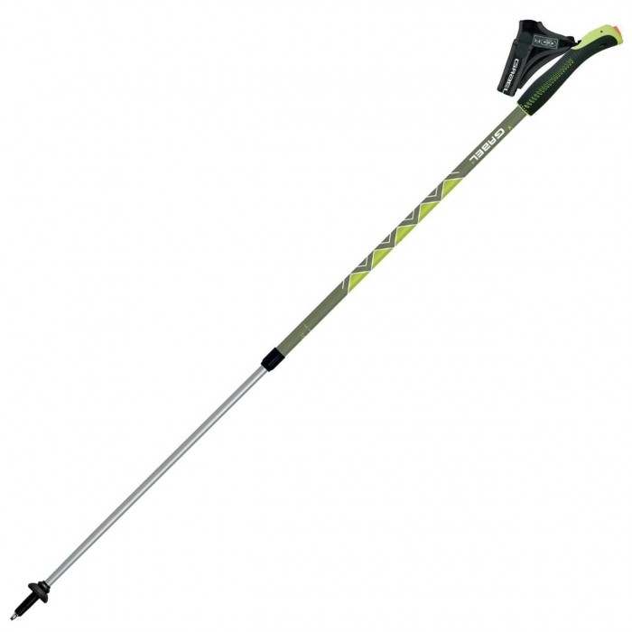 Палки для скандинавської ходьби Gabel Ritmo Green 7008350760000 легкі алюмінієві 2 секції з системою