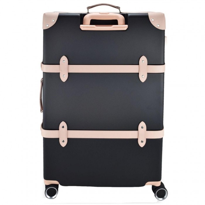 Чемодан Semi Line 28" L Черный/Розовый Крем T5671-4 большой 96.5 л из ABS-пластика с кодовым замком и 4 колес