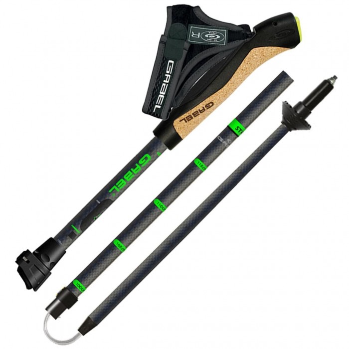 Палки для скандинавської ходьби Gabel Springbok XTL 7009400500000 карбонові телескопічні регульованої висоти
