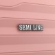 Чемодан Semi Line 28" L Розовый T5779-3 полипропиленовый 4 колеса кодовый замок 89 л легкий и прочный для