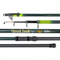 Вудка GOODLUCK Green 4 м BOLO (GL4096) телескопічна для поплавкової ловлі 230 г неопрен 4 кільця SIC
