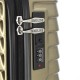 Чемодан Semi Line 28" L Золотой T5763-3 - Жесткий с кодовым замком, объем 114 л, 4 колеса