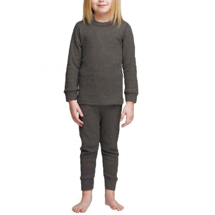 Термобелье для детей Ranger Active Kids 116 RA 88631 серое теплое от 5 до 14 лет