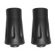 Насадка-ковпачок Gabel Rubber Pads 05/34 11 мм для трекінгу та трейлранінгу гумова чорна, комплект з 2 штук