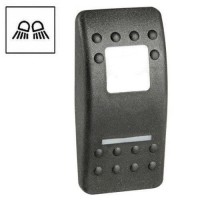Клавіша Carling Switch Contura II із символом для освітлення щоглового ліхтаря не ковзна чорний