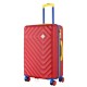 Чемодан Semi Line 24" M Красный T5802-2 для поездок 4 колеса кодовый замок легкий ABS-пластик объем 65 л