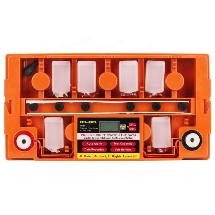 Акумулятор гелевий Weekender DS 90 Ah 12 V з дисплеєм 27кг для човнових електромоторів 12V90AH DS