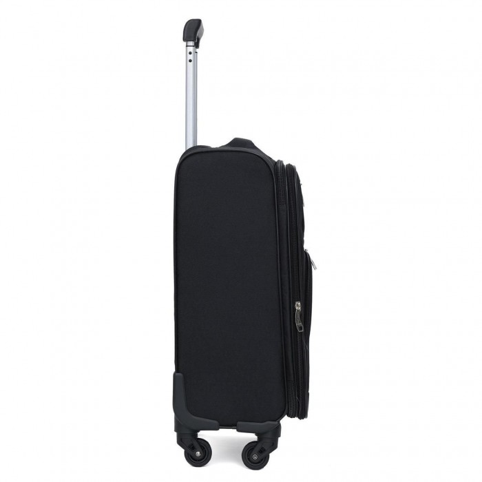 Чемодан Semi Line 20" S Чорний T5771-1 з розширенням, кодовим замком, 4 колесами та внутрішніми кишенями