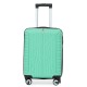 Чемодан Semi Line 19" S Морська зелень T5612-1 з 4 колесами та кодовим замком для ручної поклажі, поліпропілен, 36 л