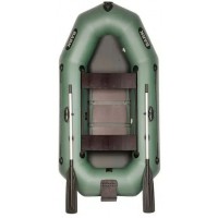 Надувная лодка BARK B-250 CND ПВХ гребная двухместная с транцем для мотора, передвижные сиденья