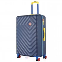 Чемодан Semi Line 24" M Синий T5807-2 с кодовым замком и 4 поворотными колесами, объем 65 л