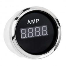 Цифровой амперметр судовой для лодки и катера I GAUGE 52MM с черным LED дисплеем и функцией предупреждения