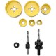 Набор корончатых сверл Trotec HSS Bi-metal Set 6215001351 на 9 предметов для гипсокартона, дерева и металла