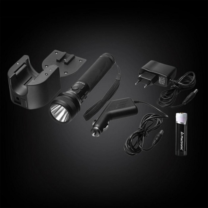 Тактический фонарь Mactronic Patrol LTD 1000 Лм с USB зарядкой IP68 5 режимов для служб и активного отдыха