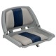 Сиденье для лодки и катера RYE TRAVELER HM40-10009 14"x18"x20" серо-синее складное из морского винила с пеноп