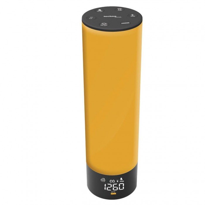 Метеостанція Technoline WL1045 Чорна з аналізатором CO2 PASens кольоровими індикаторами та звуковими сигналами