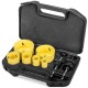 Набор корончатых сверл Trotec HSS Bi-metal Set 6215001351 на 9 предметов для гипсокартона, дерева и металла