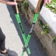 Телескопічні палки для скандинавської ходьби Gabel Stretch Lite Carbon 100% вуглецеві вага 169 г макс