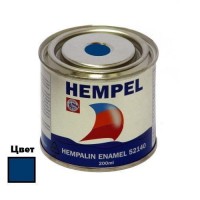 Фарба HEMPALIN ENAMEL синя (Blue) 200 мл алкідна для внутрішнього та зовнішнього застосування.