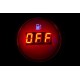 Цифровой датчик топлива судовой I GAUGE 52MM с LED дисплеем 240-33 OHM белый хром для лодки и катера