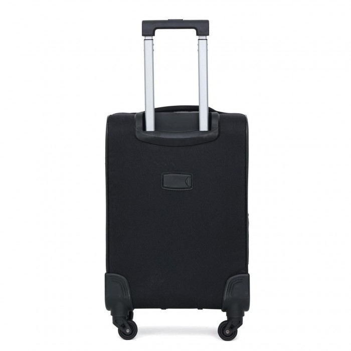 Чемодан Semi Line 20" S Чорний T5771-1 з розширенням, кодовим замком, 4 колесами та внутрішніми кишенями