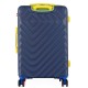 Чемодан Semi Line 24" M Синий T5807-2 с кодовым замком и 4 поворотными колесами, объем 65 л