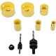 Набор корончатых сверл Trotec HSS Bi-metal Set 6215001351 на 9 предметов для гипсокартона, дерева и металла
