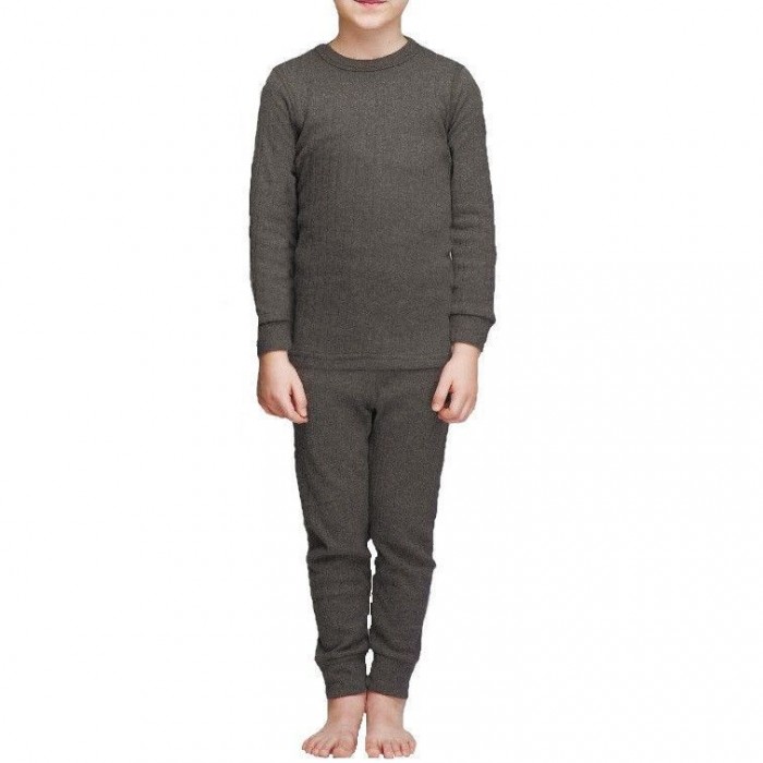 Термобелье для детей Ranger Active Kids 116 RA 88631 серое теплое от 5 до 14 лет