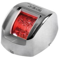 Огонь бортовой Mouse левый/правый 12 В 0.7 Вт нержавеющая сталь красный с LED освещением и видимостью 2 мили